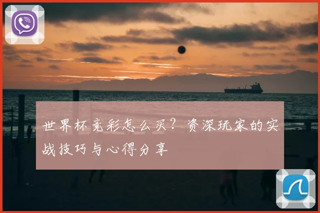 世界杯竞彩怎么买？资深玩家的实战技巧与心得分享